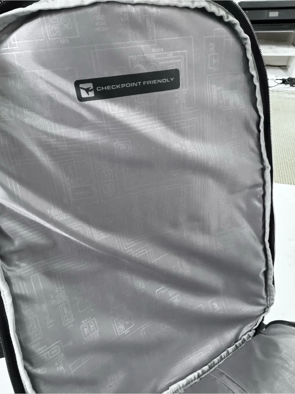 OGIO Urban 17 Laptop Large Gray Padded Backpack Checkpoint Friendly